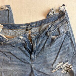 American Eagle Plus Size Women's Hi-Rise Distressed Jeggings